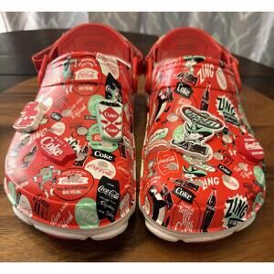 New With Tags Coca Cola All Terrain Clog Crocs Men's Size 8 or Women's Size 10